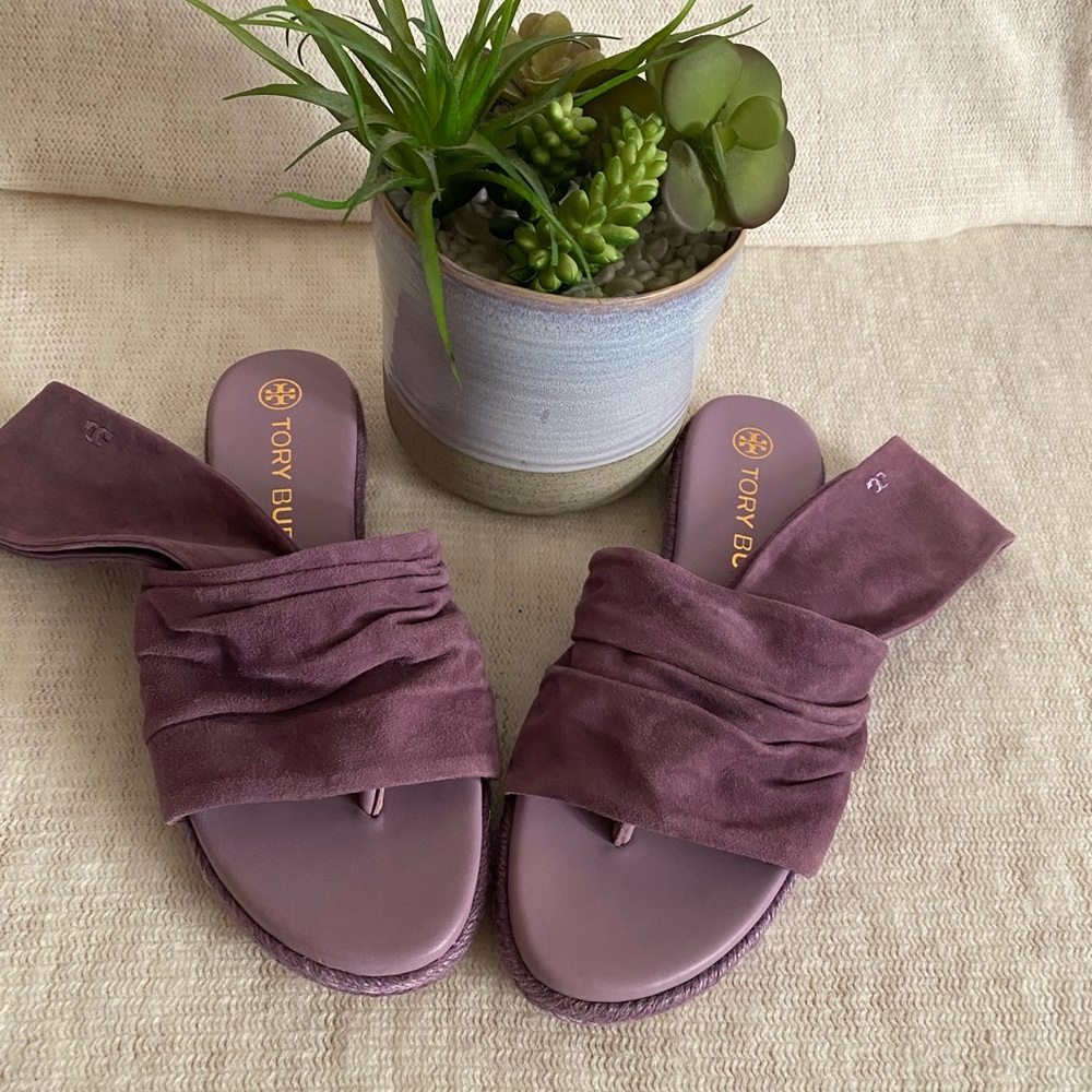 ❤️Flash SALE❤️✨🆕✨New Tory Burch Suede Sling Back Sandals